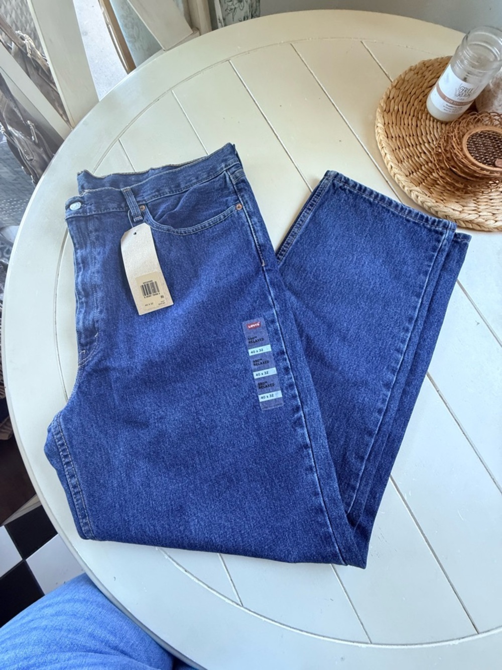 Levi's Men's Dark Blue Straight Jeans